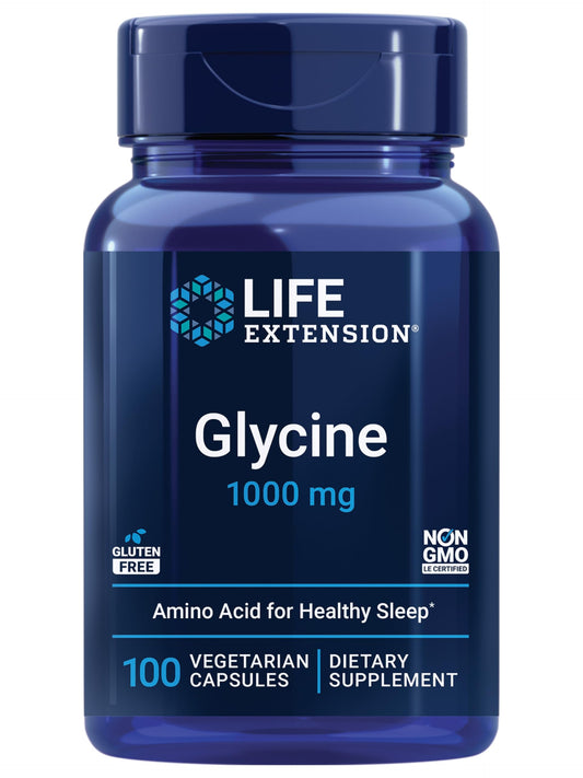 Glycine 1000 mg 100 Vegetarian Capsules